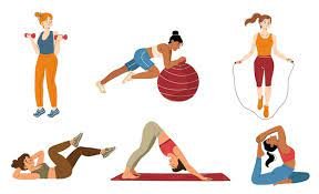 A person engaged in robust exercise to reduce various types of fat, including visceral fat.
