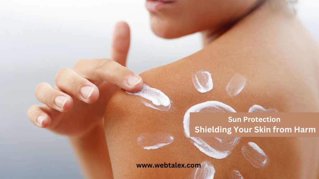 An image depicting sun protection methods to shield the skin from harm.