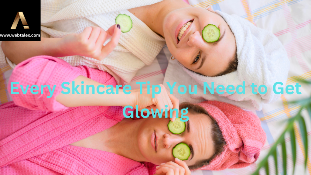 Two women with radiant skin discussing and implementing skincare tips.