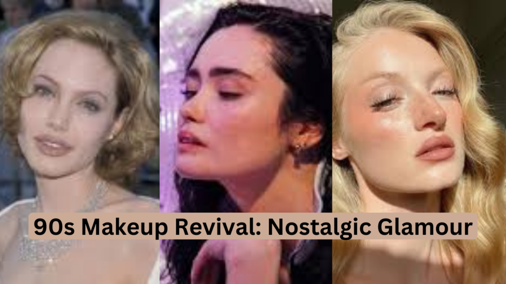 Diverse women showcasing 90s Makeup looks, reviving the era's unique glamour and style.