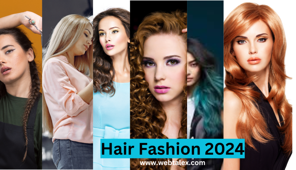 Diverse group of women showcasing various hairstyles and fashion styles, embodying 2024's natural beauty trends.