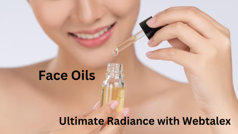 A radiant woman delicately applying face oil, her skin glowing with health and vitality.