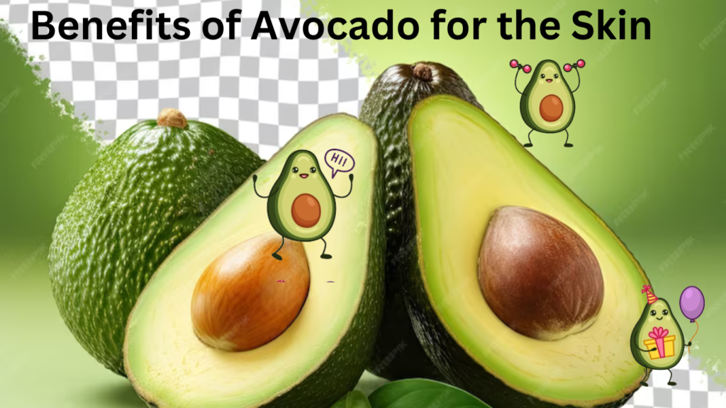 Sliced avocados and avocado halves on them, showcasing the creamy texture and vibrant green color.