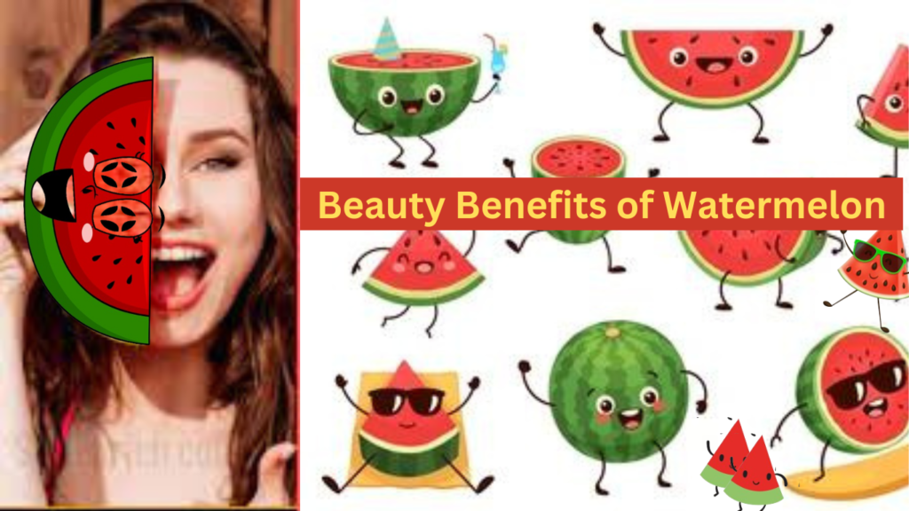 A beautiful woman holding a large slice of juicy watermelon, showcasing its vibrant color and refreshing texture.